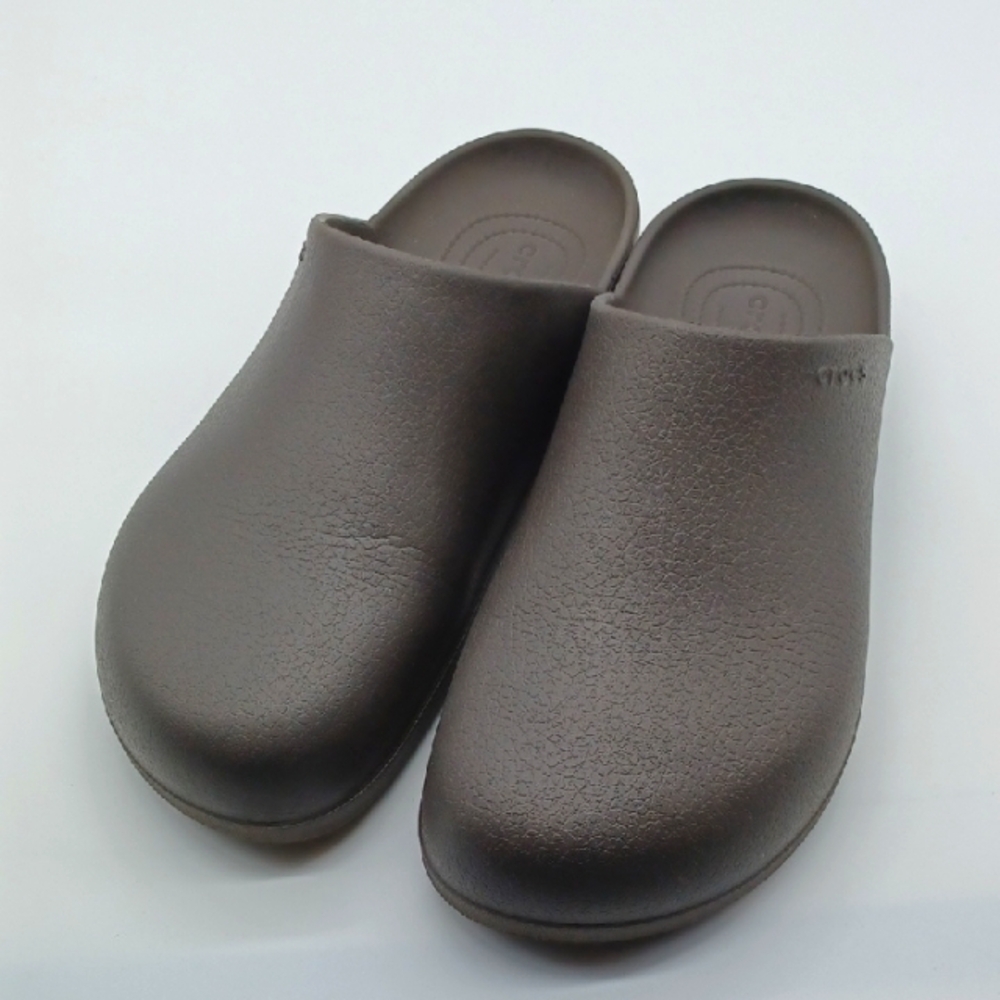 CROCS Brown Loafers & Slip-Ons
